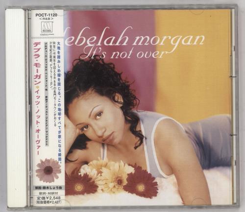 Debelah Morgan It's Not Over - Promo + Obi CD album (CDLP) Japanese DBMCDIT738151