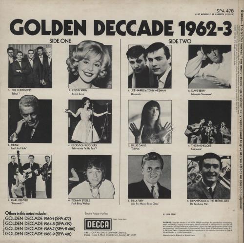 Decca Golden Deccade 1962-3 vinyl LP album (LP record) UK D1KLPGO753352