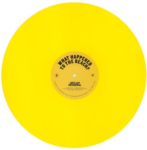 Declan McKenna What Happened To The Beach - Yellow Vinyl - Autographed vinyl LP album (LP record) UK 291LPWH881097