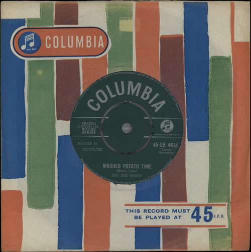 Dee Dee Sharp Mashed Potato Time 7" vinyl single (7 inch record / 45) UK DD-07MA571518