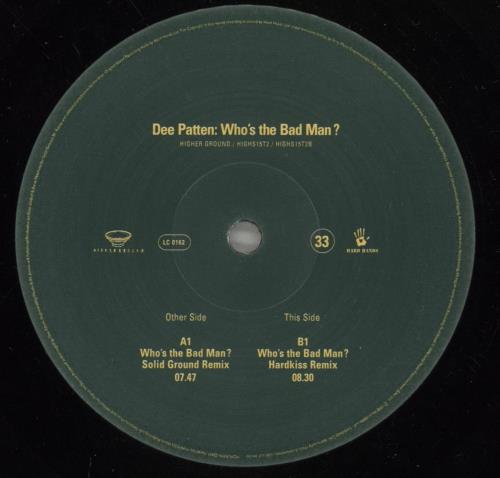 DEE PATTEN Who's The Bad Man 12" vinyl single (12 inch record / Maxi-single) UK 4ML12WH887960