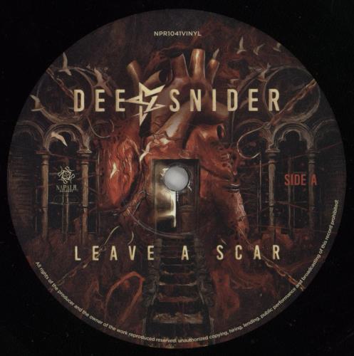 Dee Snider Leave A Scar vinyl LP album (LP record) German 9MELPLE872338