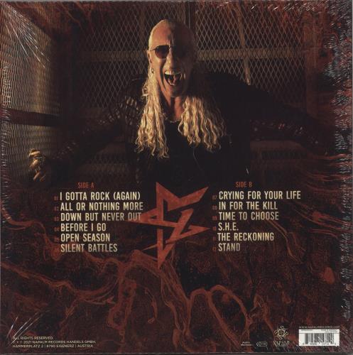Dee Snider Leave A Scar vinyl LP album (LP record) German 9MELPLE872338