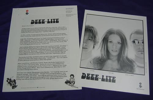 Deee-Lite Dewdrops In The Garden media press pack US DLTPPDE343618