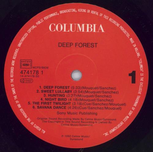 Deep Forest Deep Forest vinyl LP album (LP record) UK DFOLPDE240901