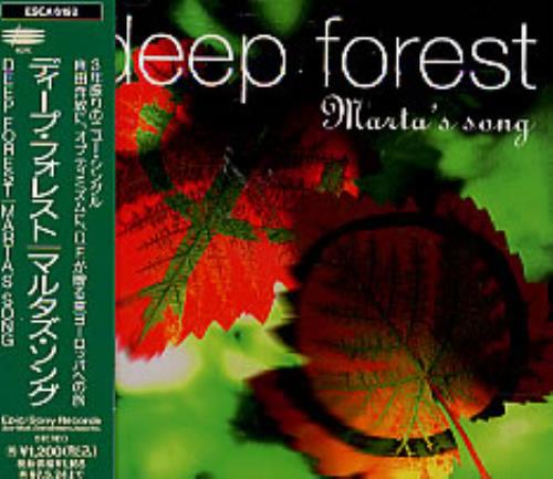 Deep Forest Marta's Song CD single (CD5 / 5") Japanese DFOC5MA222934