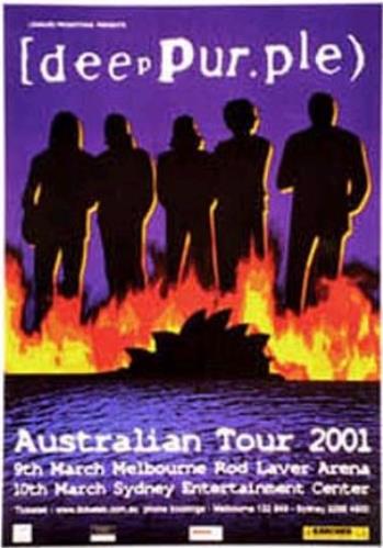 Deep Purple Australian Tour Poster poster Australian DEEPOAU333859