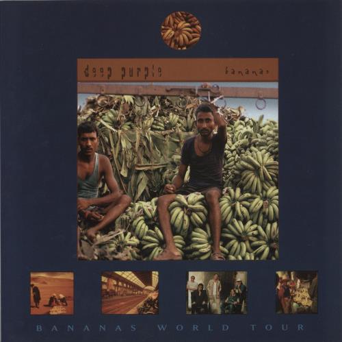 Deep Purple Bananas tour programme UK DEETRBA319330