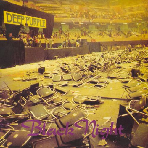 Deep Purple Black Night - Promo + Sleeve 7" vinyl single (7 inch record / 45) UK DEE07BL24679