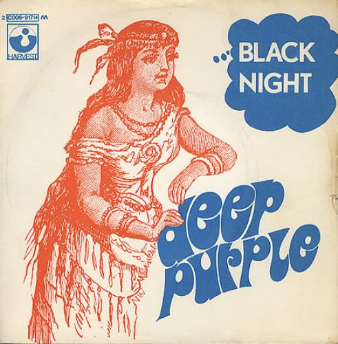 Deep Purple Black Night 7" vinyl single (7 inch record / 45) French DEE07BL74907