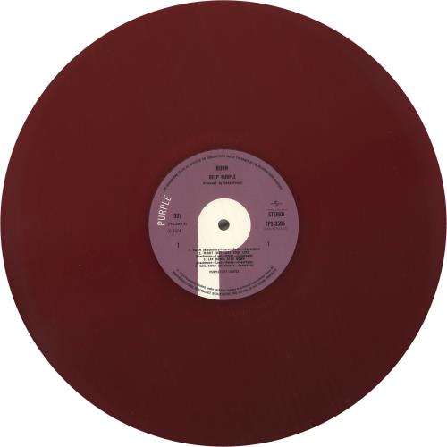 Deep Purple Burn - 180gm Purple Vinyl vinyl LP album (LP record) UK DEELPBU741458