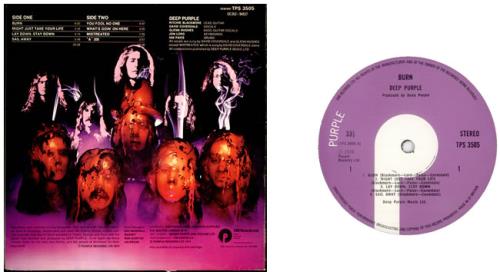 Deep Purple Burn - 1st vinyl LP album (LP record) UK DEELPBU91907