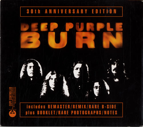 Deep Purple Burn - 30th Anniversary Edition CD album (CDLP) UK DEECDBU602694