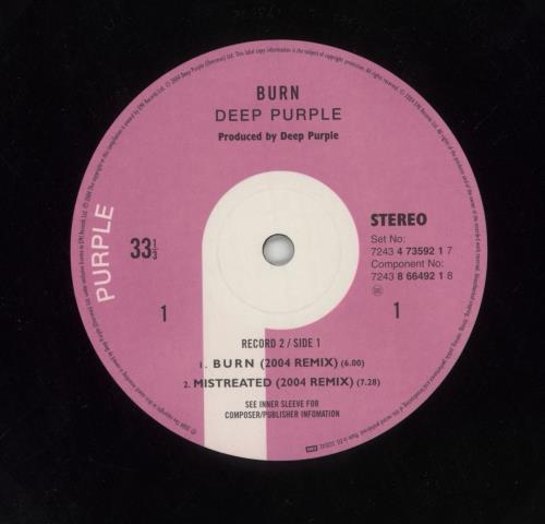 Deep Purple Burn - Numbered 2-LP vinyl record set (Double LP Album) UK DEE2LBU731126