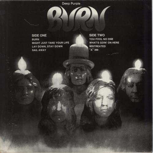 Deep Purple Burn vinyl LP album (LP record) Malaysia DEELPBU785274