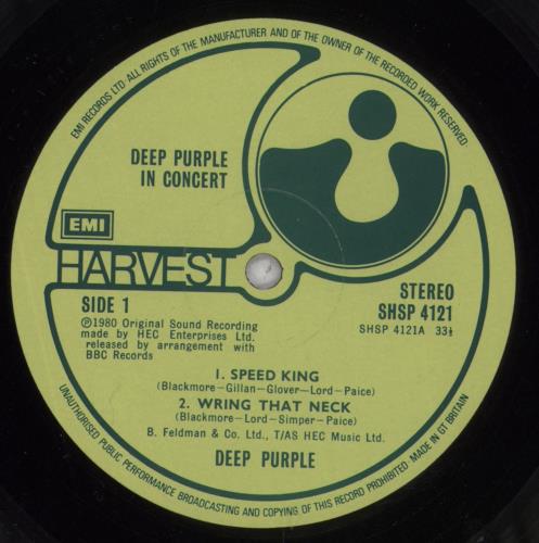 Deep Purple Deep Purple In Concert 2-LP vinyl record set (Double LP Album) UK DEE2LDE568673