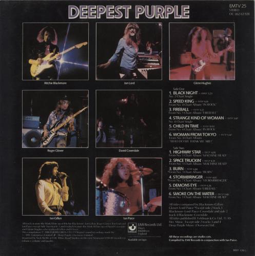 Deep Purple Deepest Purple - 2nd vinyl LP album (LP record) UK DEELPDE657339