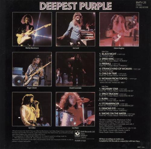 Deep Purple Deepest Purple vinyl LP album (LP record) UK DEELPDE864401