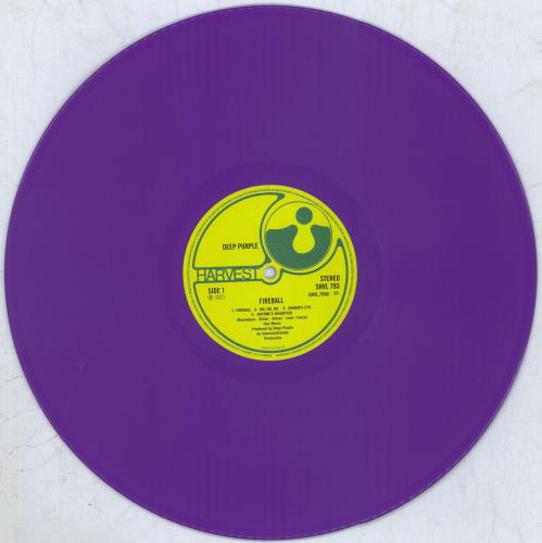 Deep Purple Fireball - Purple Vinyl - Remastered vinyl LP album (LP record) UK DEELPFI819088