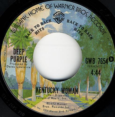 Deep Purple Hush 7" vinyl single (7 inch record / 45) US DEE07HU365868
