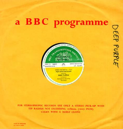 Deep Purple In Concert - Pop Spectacular vinyl LP album (LP record) UK DEELPIN229798