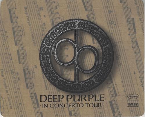 Deep Purple In Concerto Tour memorabilia Australian DEEMMIN396751