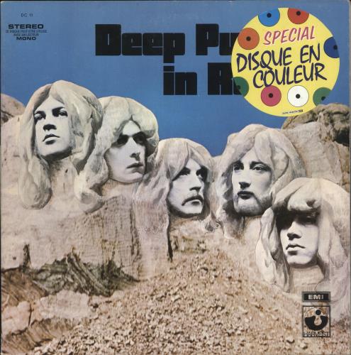 Deep Purple In Rock - Purple Vinyl vinyl LP album (LP record) French DEELPIN54869