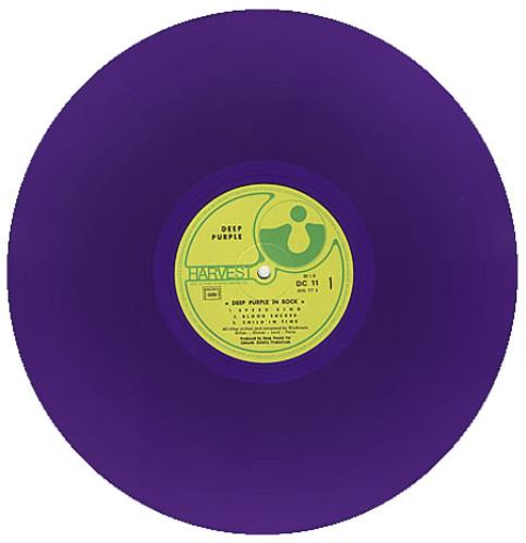 Deep Purple In Rock - Purple Vinyl vinyl LP album (LP record) French DEELPIN54869