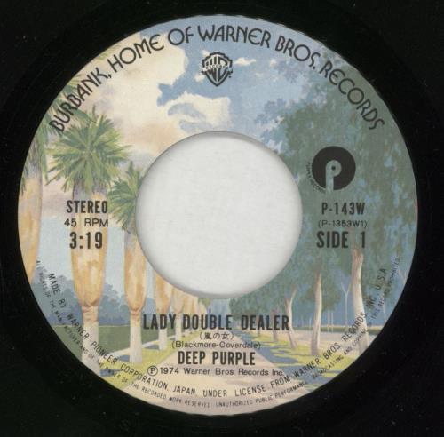 Deep Purple Lady Double Dealer 7" vinyl single (7 inch record / 45) Japanese DEE07LA64372