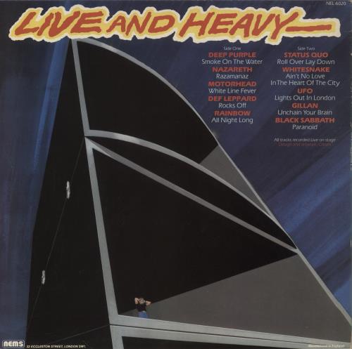 Deep Purple Live And Heavy vinyl LP album (LP record) UK DEELPLI467140