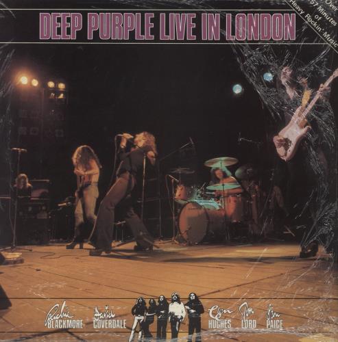 Deep Purple Live In London - Shrink vinyl LP album (LP record) UK DEELPLI846959