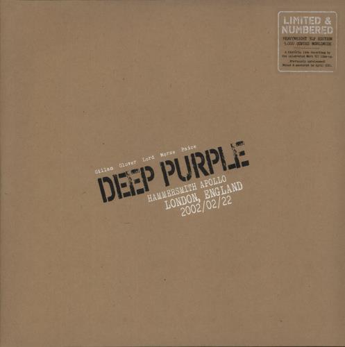 Deep Purple Live In London 2002 - 180gm 3-LP vinyl record set (Triple LP Album) UK DEE3LLI866701