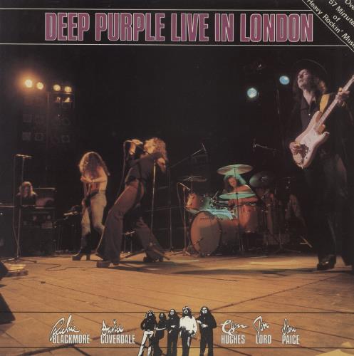 Deep Purple Live In London vinyl LP album (LP record) UK DEELPLI864425