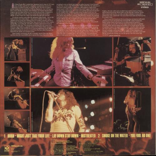 Deep Purple Live In London vinyl LP album (LP record) UK DEELPLI864425