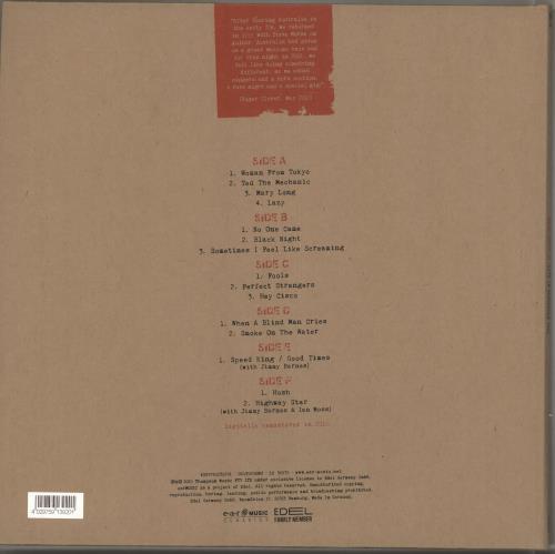 Deep Purple Live In Newcastle 2001 - Red Vinyl - Stickered Shrink 3-LP vinyl record set (Triple LP Album) UK DEE3LLI741432