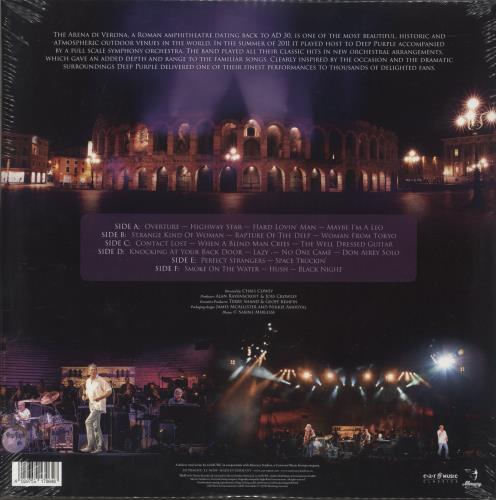 Deep Purple Live In Verona - Sealed 2-LP vinyl record set (Double LP Album) UK DEE2LLI872831