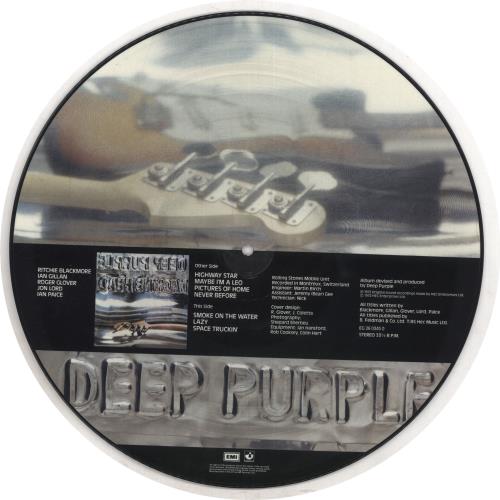 Deep Purple Machine Head + Poster picture disc LP (vinyl picture disc album) UK DEEPDMA52876
