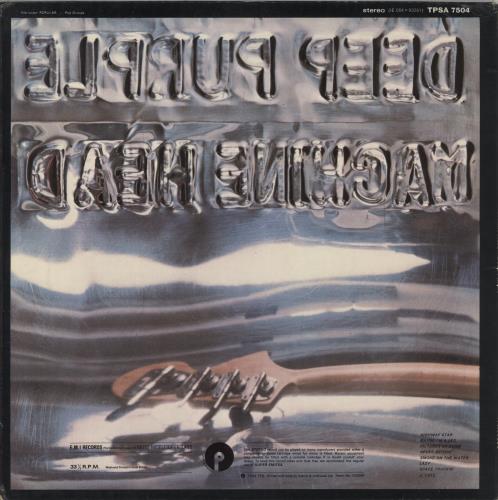 Deep Purple Machine Head - 1st + Insert - VG vinyl LP album (LP record) UK DEELPMA573782