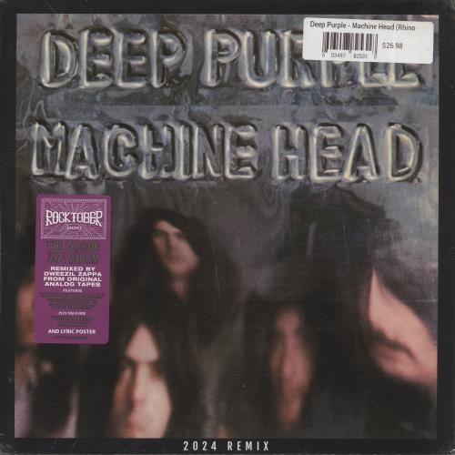 Deep Purple Machine Head - 2024 Remix -Sealed vinyl LP album (LP record) US DEELPMA866540