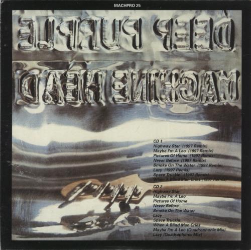 Deep Purple Machine Head - 25th Anniversary 2 CD album set (Double CD) UK DEE2CMA90674