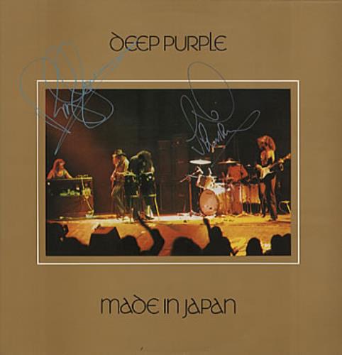 Deep Purple Made In Japan - AUTOGRAPHED 2-LP vinyl record set (Double LP Album) Brazilian DEE2LMA319166