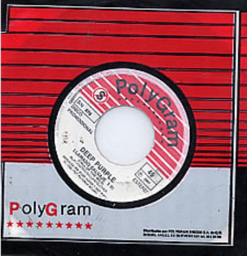 Deep Purple Mala Actitud 7" vinyl single (7 inch record / 45) Mexican DEE07MA254230