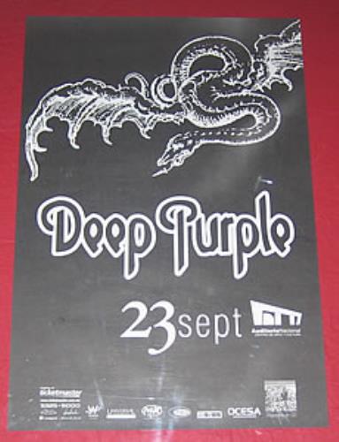 Deep Purple Mexico City Concert 2003 poster Mexican DEEPOME352954
