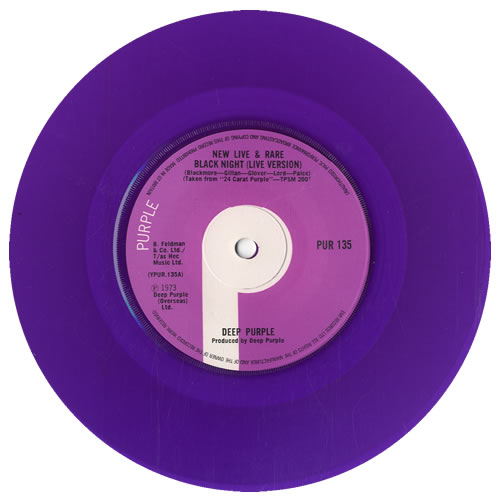 Deep Purple New Live & Rare EP - Purple - P/S 7" vinyl single (7 inch record / 45) UK DEE07NE49435