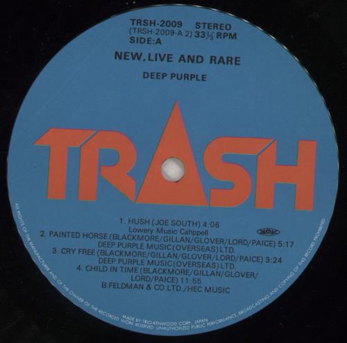 Deep Purple New Live And Rare vinyl LP album (LP record) Japanese DEELPNE549556