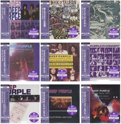 Deep Purple Paper Sleeve Collection CD album (CDLP) Japanese DEECDPA443679