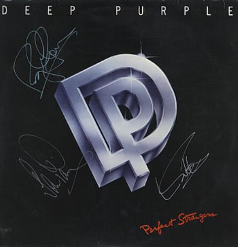 Deep Purple Perfect Strangers - AUTOGRAPHED vinyl LP album (LP record) Brazilian DEELPPE319153