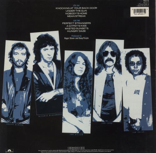Deep Purple Perfect Strangers - EX vinyl LP album (LP record) UK DEELPPE881586