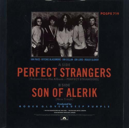 Deep Purple Perfect Strangers 12" vinyl single (12 inch record / Maxi-single) UK DEE12PE47770