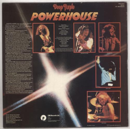 Deep Purple Powerhouse - Mislabeled vinyl LP album (LP record) UK DEELPPO739540